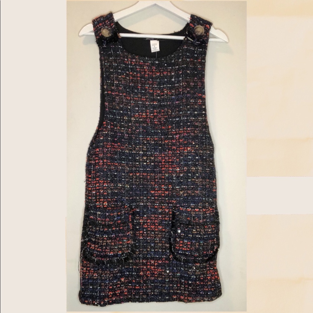 Love Culture Faux Tweed Jumper Dress 🖤❤️